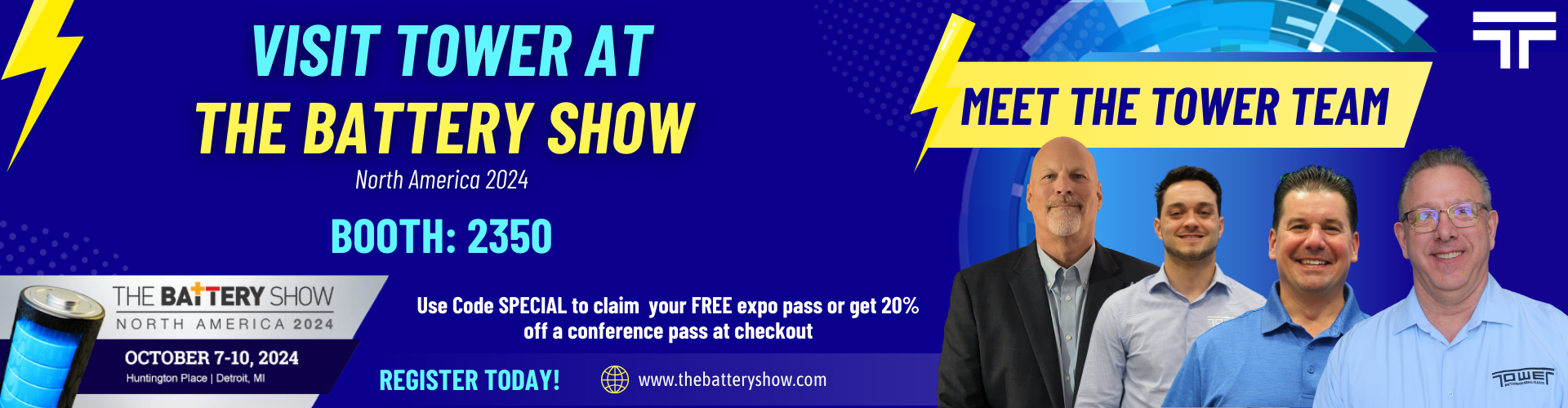 Battery Show Banner